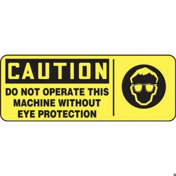 Accuform OSHA CAUTION SAFETY SIGN EQUIPMENT MEQM736VA MEQM736VA - main